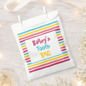 Kleurrijke Leuke Gestreepte Snoep Kleine Tandtas Bedankzakje (Geknipt)