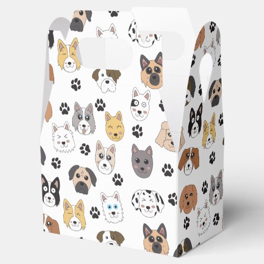 Kleurrijke Leuke Grappige Honden & Hond Paw Patroo Bedankdoosjes (Geopend)