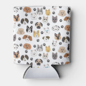 Kleurrijke Leuke Grappige Honden & Hond Paw Patroo Blikjeskoeler (Voorkant)