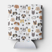 Kleurrijke Leuke Grappige Honden & Hond Paw Patroo Blikjeskoeler (Achterkant)