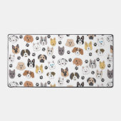 Kleurrijke Leuke Grappige Honden & Hond Paw Patroo Bureaumat (Voorkant)