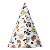Kleurrijke Leuke Grappige Honden & Hond Paw Patroo Feesthoedjes (Achterkant)
