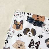 Kleurrijke Leuke Grappige Honden & Hond Paw Patroo Strandlaken (In situ)