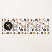 Kleurrijke Leuke Grappige Katten & Paw Patroon Mon Yogamat (Voorkant (horizontaal))