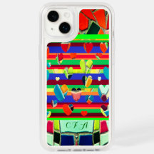 Kleurrijke leuke harten mozaïek kunst