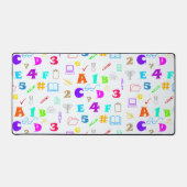 Kleurrijke, leuke & Inspirerend Kinder Leerschool Bureaumat (Voorkant)