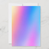 Kleurrijke leuke meiden verjaardag kaart (Achterkant)