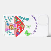 Kleurrijke leuke paddenstoel Case-Mate iPhone case (Achterkant (horizontaal))