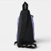 Kleurrijke Leuke Print Type 1 Diabetisch Sling Bag (Achterkant)