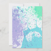 Kleurrijke Leuke Sweet 16 Verjaardag Party Uitnodi Kaart (Achterkant)