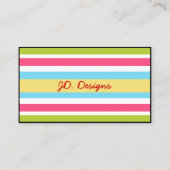 Kleurrijke leuke visitekaartjes (Achterkant)