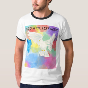 Kleurrijke Levendige Aquarel Zomer Spetterende Ech T-shirt