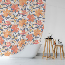 Kleurrijke levendige bloemenprint