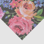 Kleurrijke levendige Florale collage van Flowers P Tissuepapier (Detail)