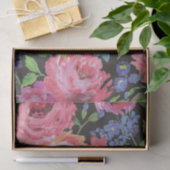 Kleurrijke levendige Florale collage van Flowers P Tissuepapier (Geschenk)