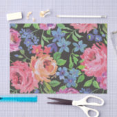 Kleurrijke levendige Florale collage van Flowers P Tissuepapier (Craft)