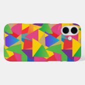 Kleurrijke levendige gedurfde driehoek patroon Case-Mate iPhone case (Achterkant (horizontaal))