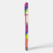 Kleurrijke levendige gedurfde driehoek patroon Case-Mate iPhone case (Achterkant / Links)