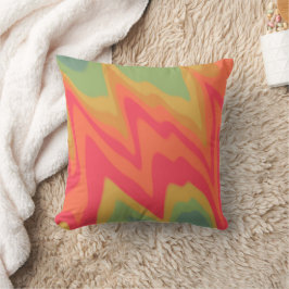 Kleurrijke levendige Girly Glam moderne regenboog Kussen