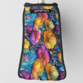 Kleurrijke Levendige Klaproos Persoonlijk Golfheadcover (Draai 90)
