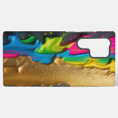 Kleurrijke levendige kunst samsung galaxy hoesje (Achterkant horizontaal)