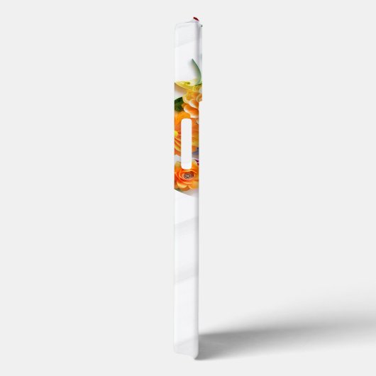 Kleurrijke levendige pauw & bloemen op maat Case-Mate iPhone case (Achterkant / Rechts)