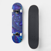 Kleurrijke Levendige Psychedelische Spiraalvormige Persoonlijk Skateboard (Voorkant)