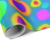 Kleurrijke levendige vlekken Verpakkingsdocument Cadeaupapier (Rol Hoek)