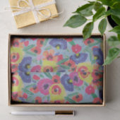 Kleurrijke levendige Waterverf Floral botanisch Tissuepapier (Geschenk)