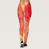 Kleurrijke levendige Waterverf Leggings (Achterkant)