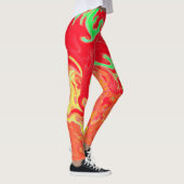 Kleurrijke levendige Waterverf Leggings (Rechts)