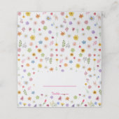 Kleurrijke & Levendige Wildbloemen Plaatskaarten Plaatskaartje (Buitenkant ongevouwen)