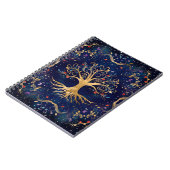 Kleurrijke levensboom - Yggdrasil Notitieboek (Linkerzijde)