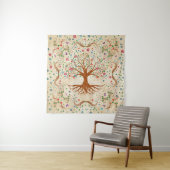 Kleurrijke levensboom - Yggdrasil Wandkleed (In situ)