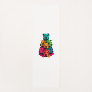 Kleurrijke LGBT Pride Staffordshire Bull Terrier H Yogamat