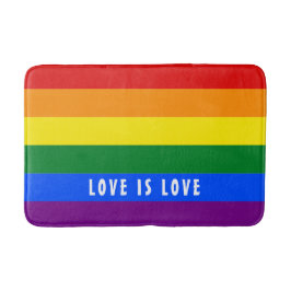 Kleurrijke LGBT Rainbow Gay Pride Flag Aangepaste  Badmat