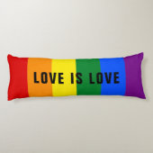 Kleurrijke LGBT Rainbow Gay Pride Flag Aangepaste  Lichaamskussen (Achterkant)
