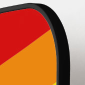 Kleurrijke LGBT Rainbow Gay Pride Flag Aangepaste  Pickleball Paddle (Links Detail)