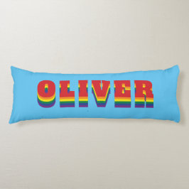 Kleurrijke LGBTQ Rainbow Gay Pride Flag Aangepaste Lichaamskussen