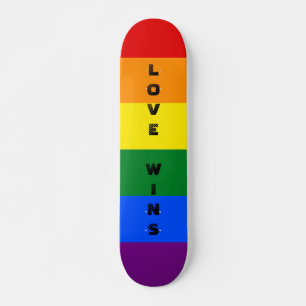 Kleurrijke LGBTQ Rainbow Gay Pride Flag Aangepaste Persoonlijk Skateboard