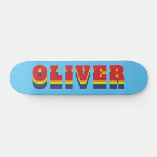 Kleurrijke LGBTQ Rainbow Gay Pride Flag Aangepaste Persoonlijk Skateboard