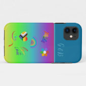 Kleurrijke LHBTQ Gay Pride maand Case-Mate iPhone Case (Achterkant (horizontaal))