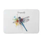 Kleurrijke libel aanpasbaar badmat (Voorkant)
