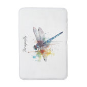 Kleurrijke libel aanpasbaar badmat (Voorkant Verticaal)