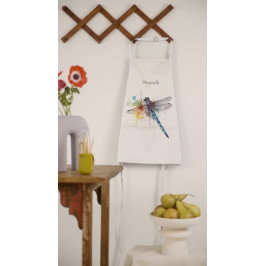 Kleurrijke libel aanpasbaar schort