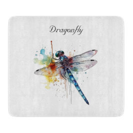 Kleurrijke libel aanpasbaar snijplank