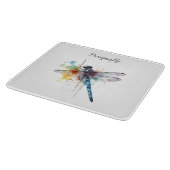 Kleurrijke libel aanpasbaar snijplank (Hoek)