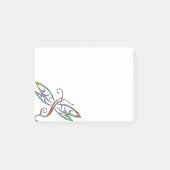 kleurrijke libel post-it® notes (Voorkant)