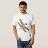 Kleurrijke Libel T-shirt (Voorkant volledig)