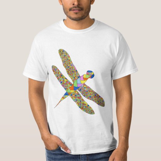 Kleurrijke Libel T-shirt (Voorkant)